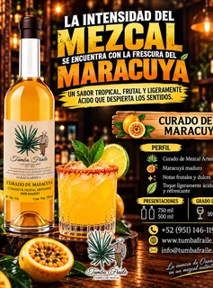 Flyer - Curado de Mezcal Maracuyá